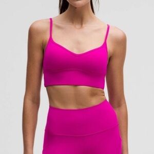 lululemon athletica Align Sweetheart Bra size 8 - ripened raspberry / hot pink